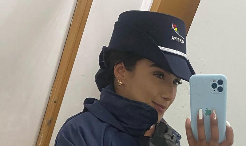 Daniela Gaviria agente de tránsito pantallazo tomado de instagram