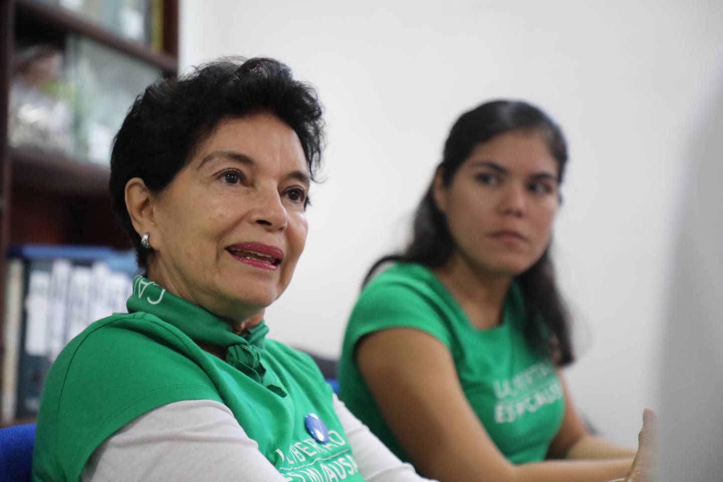 Yaneth Martínez, una de las voceras de la mesa de Causa Justa y Cedesocial en Barranquilla.