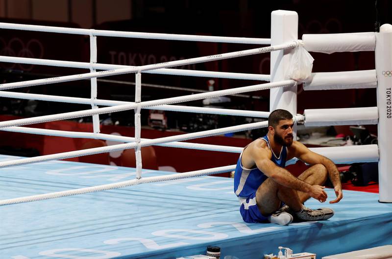 TAS rechaza el reclamo del francés Mourad Aliev, que protestó sentado en el ring