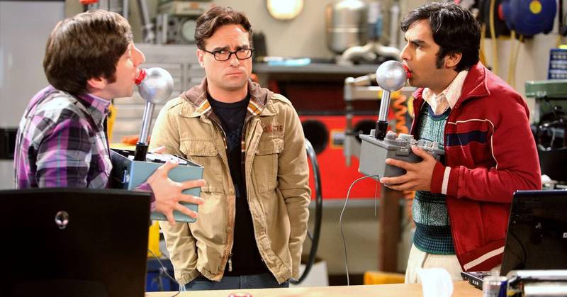 Raj y Howard en The Big Bang Theory