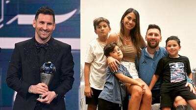 Leo tiene claras sus prioridades: Messi mandó a dormir a sus hijos en pleno discurso tras ganar el The Best