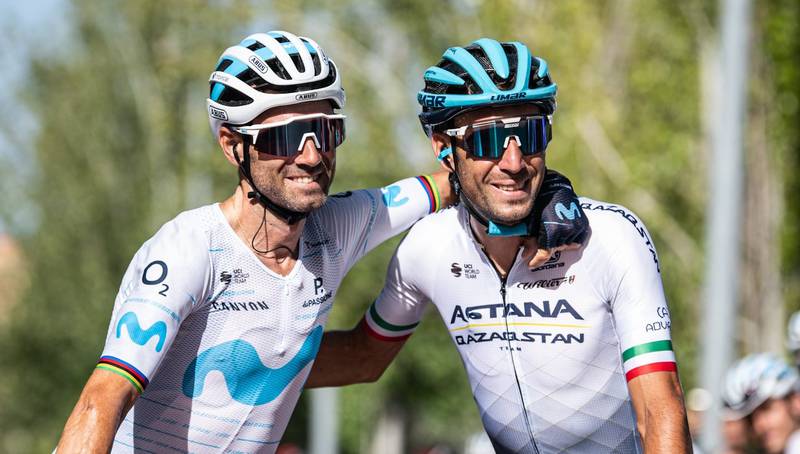 Alejandro Valverde y Vincenzo Nibali