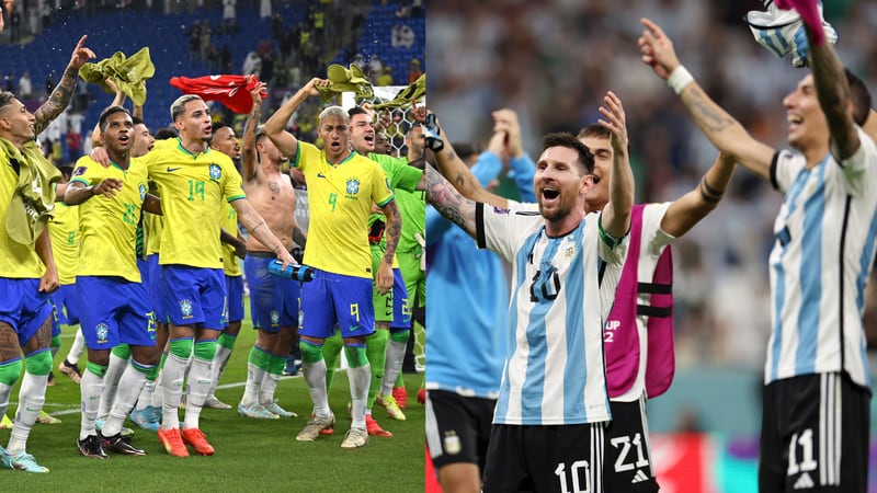 Argentina y Brasil: Mundial Qatar 2022