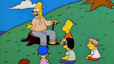 Los Simpson: Algunas de las historias más desternillantes de Abraham Simpson