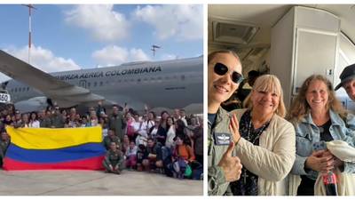 Primer avión  de la Fuerza Aérea llegó a Tel Aviv con la misión de sacar a los 110 colombianos de Israel 