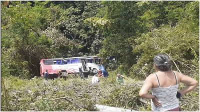 Bus cayó a un abismo en la vía Ibagué - Bogotá: se reportan más de 10 heridos y 2 fallecidos
