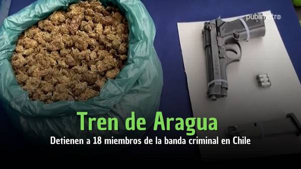 Detienen a 18 miembros de la banda criminal Tren de Aragua en Chile