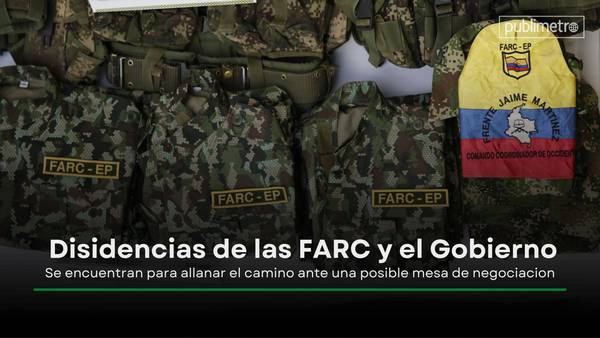Gobierno colombiano y disidencias de las FARC conversan en busca una futura mesa de negociación