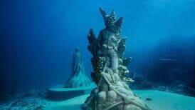 Esculturas submarinas rinden homenaje a los científicos