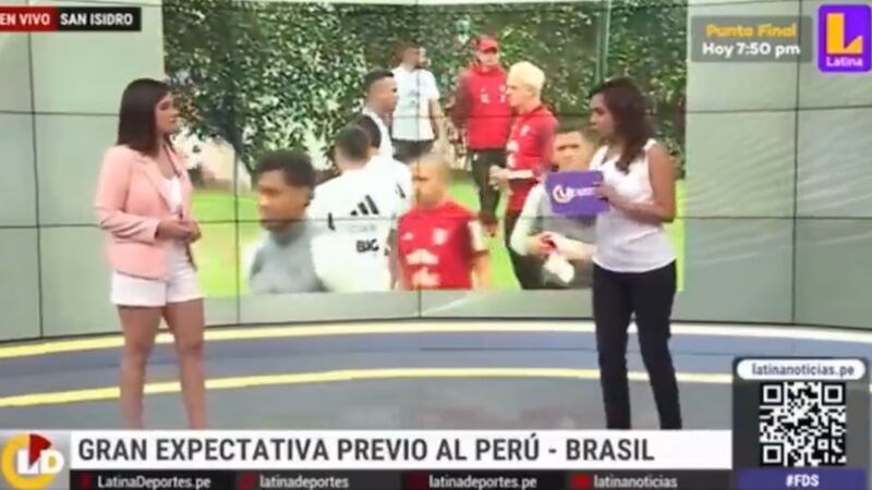 Video viral: Periodista peruana pasó colores por desconocer regla básica del fútbol