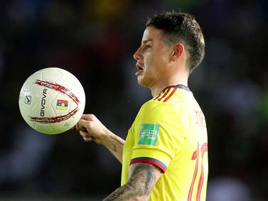 James Rodríguez marcó ante Guatemala y volvió a ‘mojar’ luego de seis meses