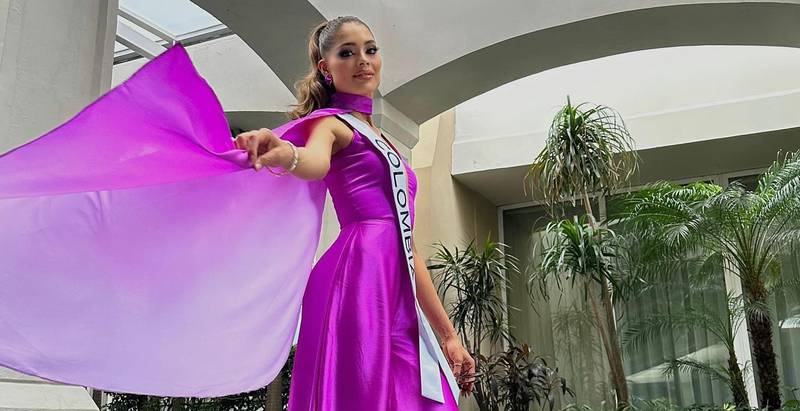Camila Avella busca traerse la tercera corona de Miss Universo para Colombia desde El Salvador.