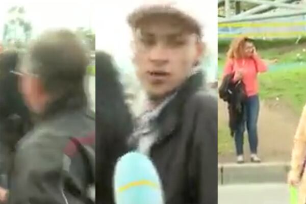 “No sea sapo”: peatón ‘madreó’ a periodista que lo confrontó por no usar puente peatonal