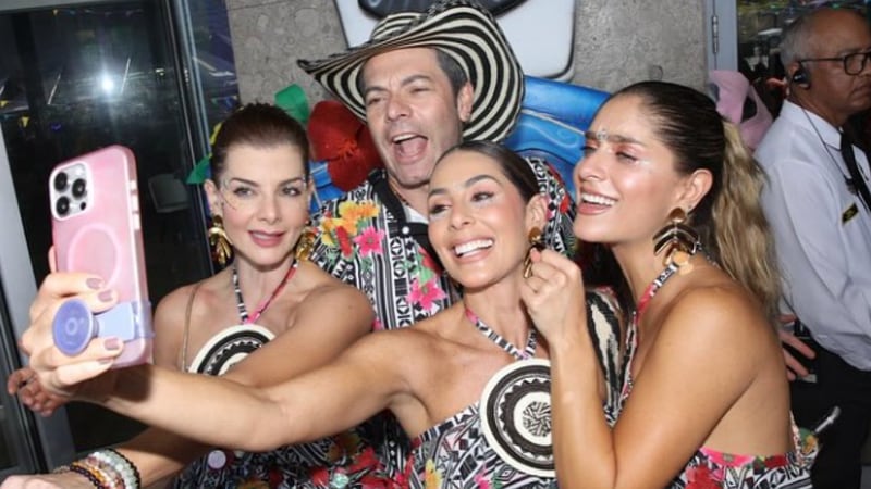 Así se divirtieron Iván Lalinde, Laura Tobón, Carolina Cruz y otros famosos en el Carnaval de Barranquilla