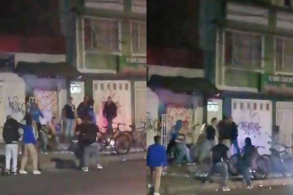 Video: violenta riña a machete entre hinchas de Millonarios en el suroccidente de Bogotá