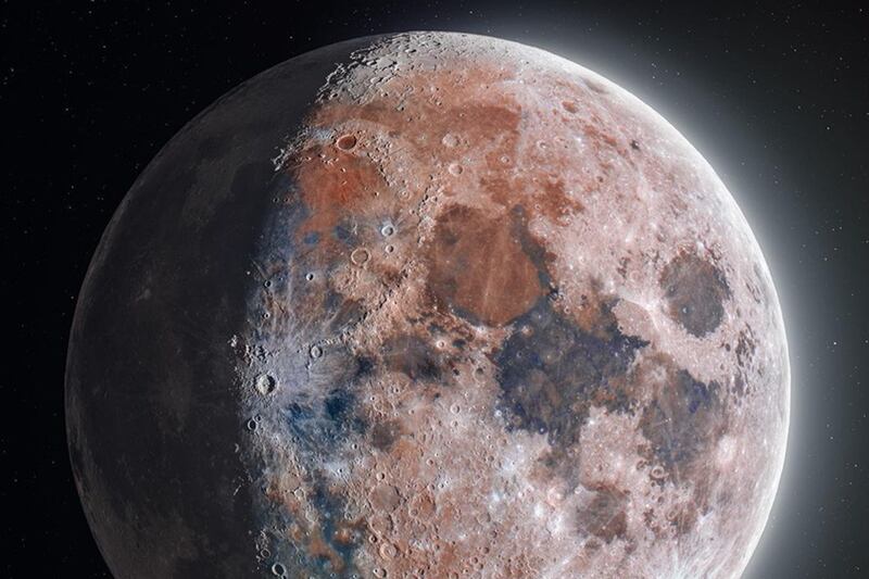 Foto muy detallada de la Luna