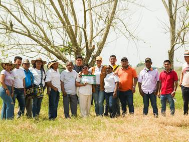 Tierras de Uribe y su familia, fueron finalmente entregadas a familias campesinas de Córdoba