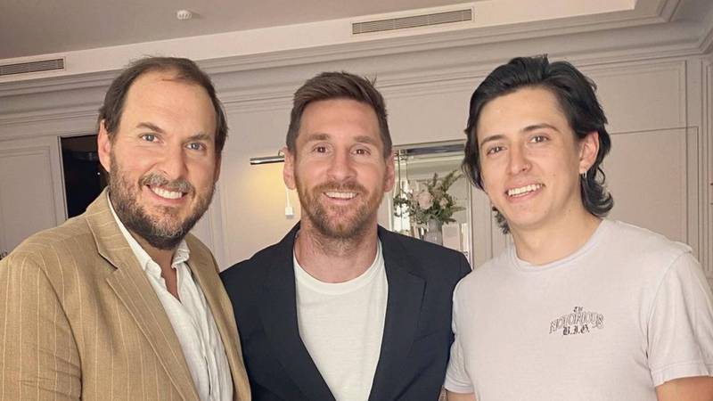 Andrés Parra contó la historia de su foto con Lionel Messi