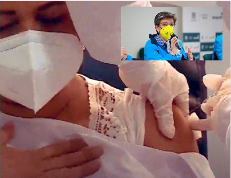 "Alegría y esperanza por Verónica, por Colombia": Claudia López sobre primera vacuna en Sincelejo