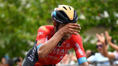 Santiago Buitrago rompió en llanto al ser segundo en la etapa del Giro de Italia