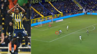 Jaminton Campaz se estrenó en las redes argentinas con ‘pintura’ de gol vs. Independiente