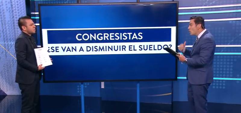 Entrevista del senador Jota Pe Hernández y Juan Diego Alvira sobre redudcción de sueldos a congresistas.