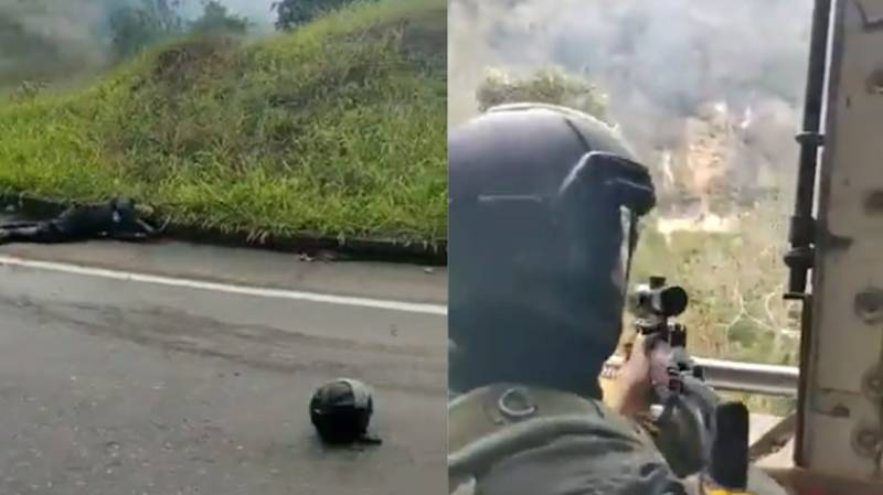 Emboscada de carro de valores en carretera Aguachica - Ocaña