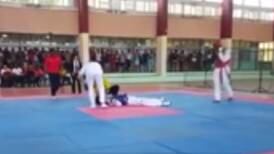 ¡Impactante! Joven deportista murió durante pelea de taekwondo