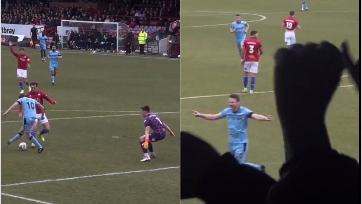 Antológico gol imposible resultó siendo un triste engaño visual