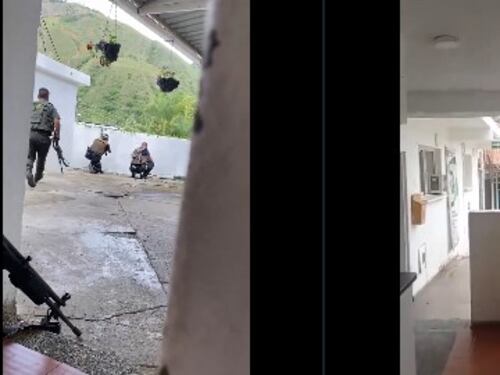 Angustiosos videos del ataque a la estación de Policía en Dagua, Valle del Cauca