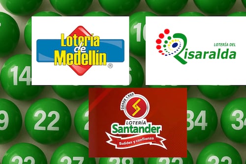 Loterías de Santander, Medellín y Risaralda: Resultados de los sorteos realizados el viernes 12 de diciembre del 2025