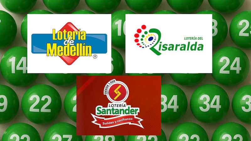 Loterías de Santander, Medellín y Risaralda: Resultados de los sorteos realizados el viernes 12 de diciembre del 2025