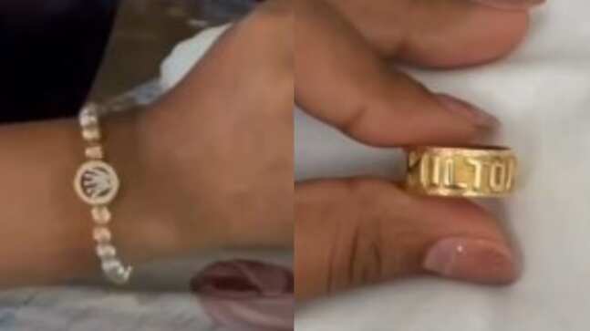 Foto de las joyas que le robaron al cantante Papo Man.