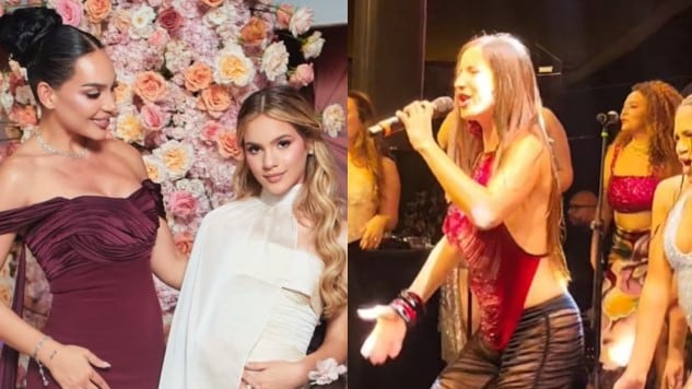 Foto Aria Vega canceló quinceaños y luego cantó en lujosa boda en Barranquilla.