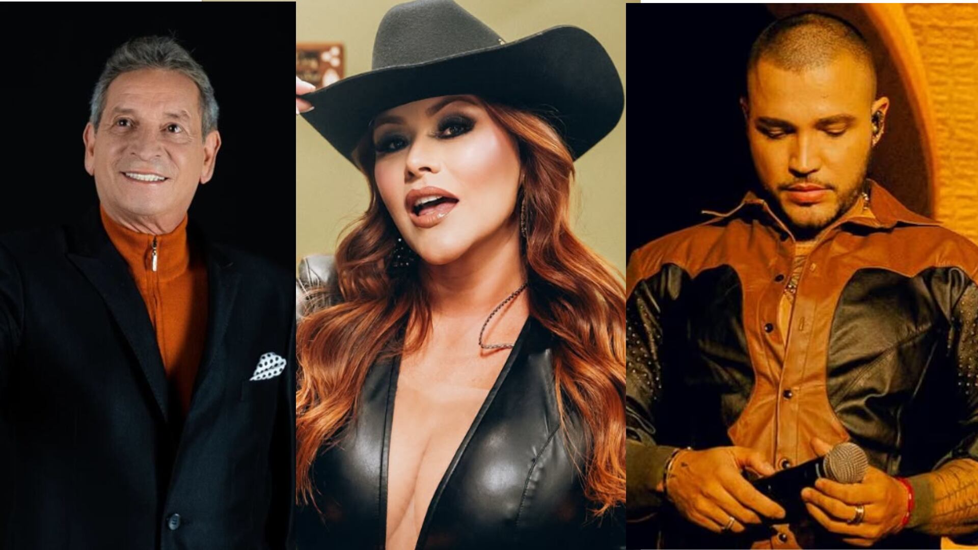 Jessi Uribe, Dario Gómez y Francy