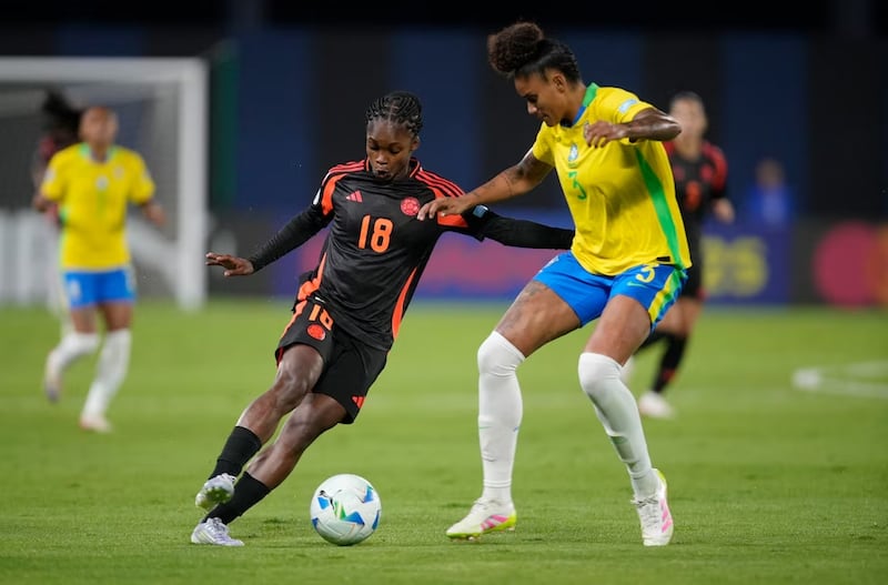 Linda Caicedo en el Colombia vs Brasil
