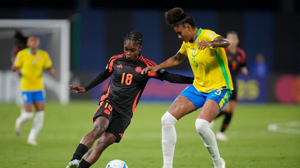 Linda Caicedo en el Colombia vs Brasil