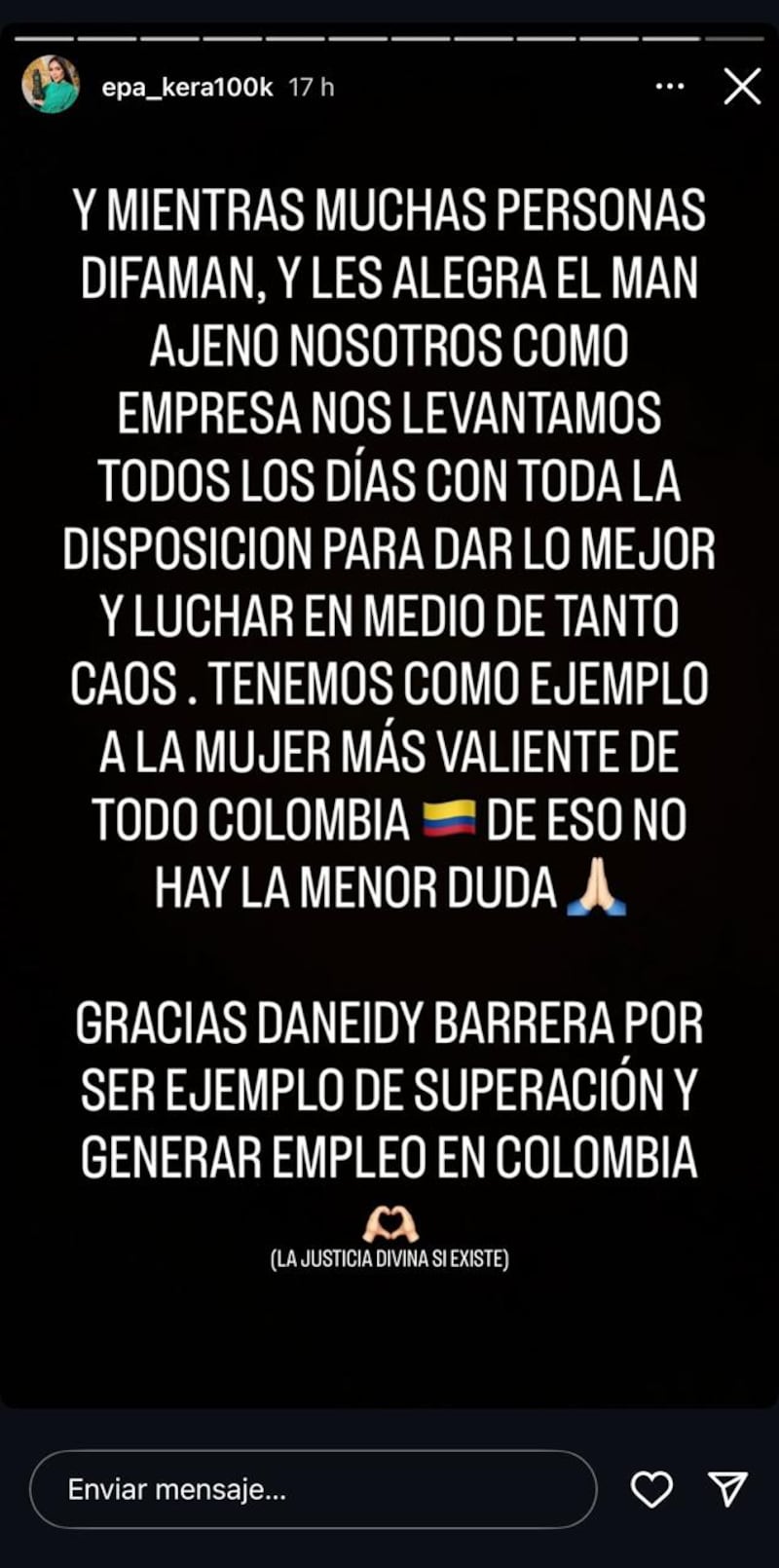 Epa Colombia - Daneidy Barrera