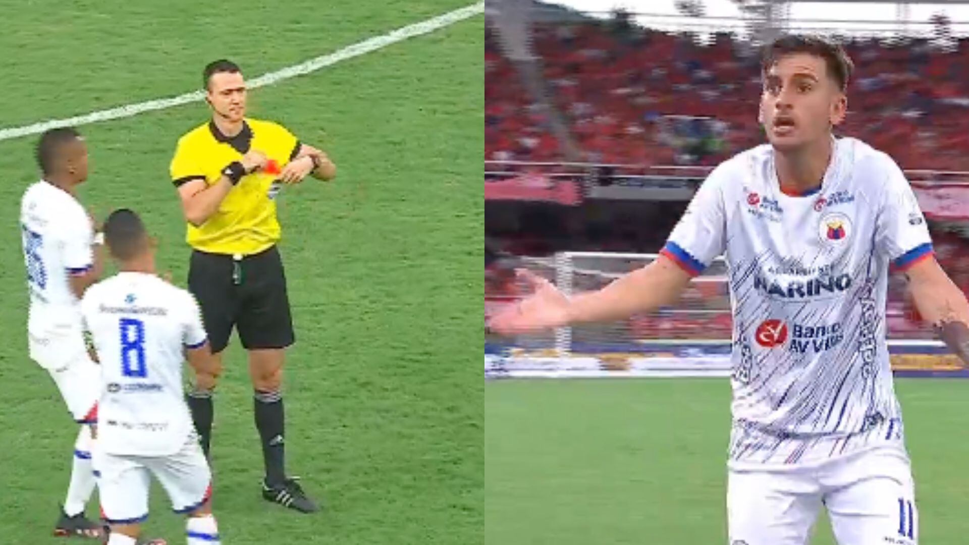 Facundo Boné se desahogó en Twitter luego de su expulsión ante América.