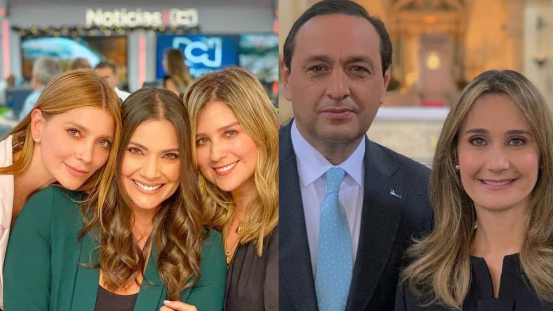 Presentadora de RCN y Jorge Alfredo Vargas.