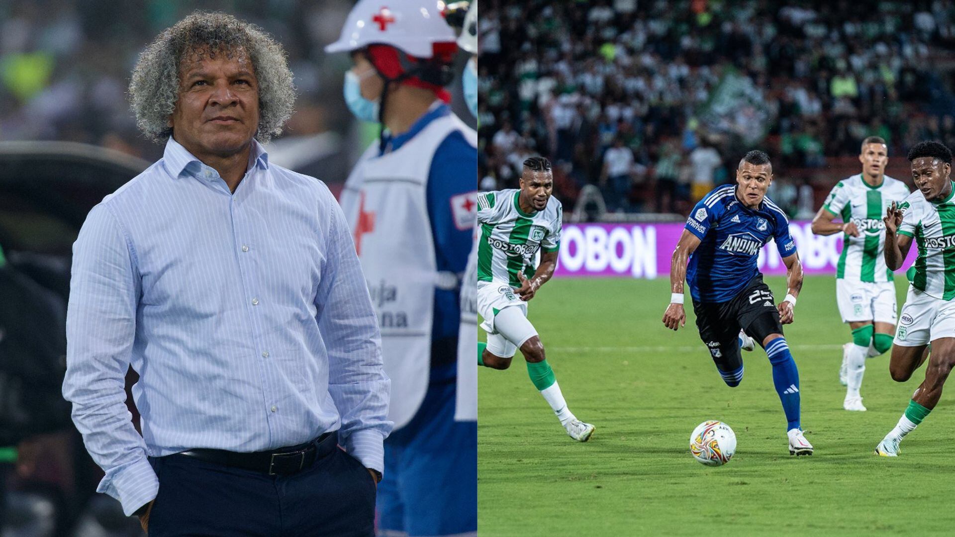 Alberto Gamero y sus grandes números frente a Atlético Nacional.