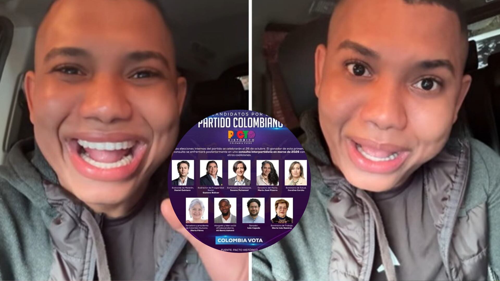 Polo Polo y el cartel de precandidatos del Pacto Histórico