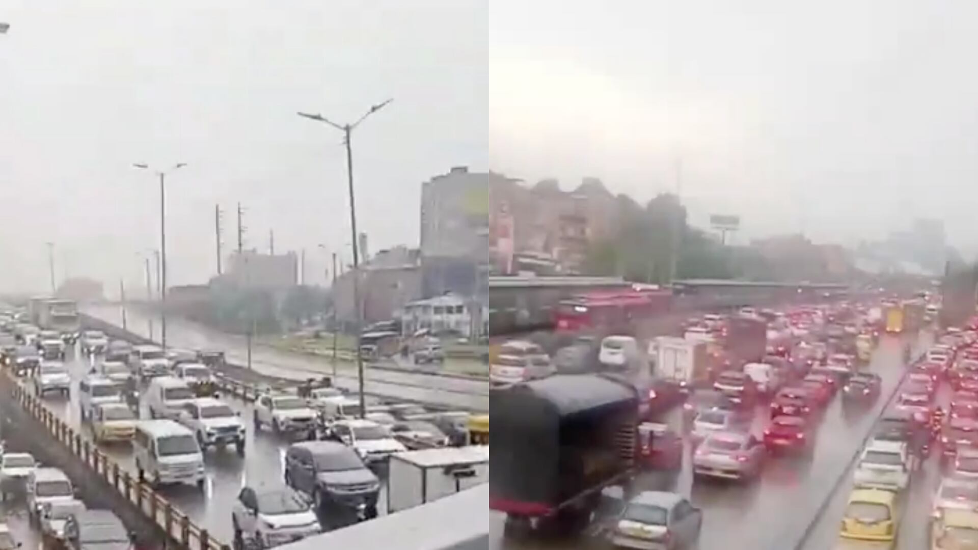 Monumental trancón en la Autopista Norte tiene paralizada la movilidad de Bogotá