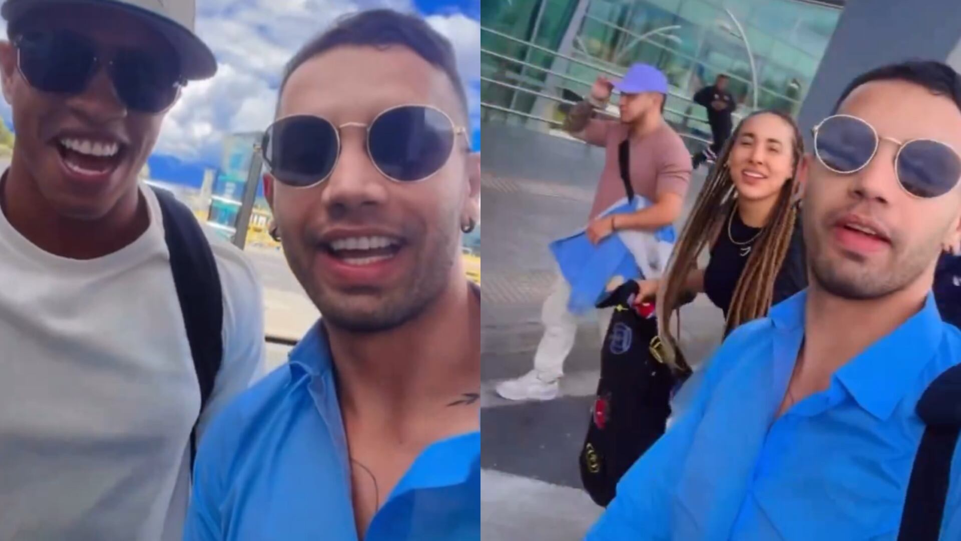 Kevyn 'Guajira' y 'Olímpico' celebrando la victoria del Desafío XX