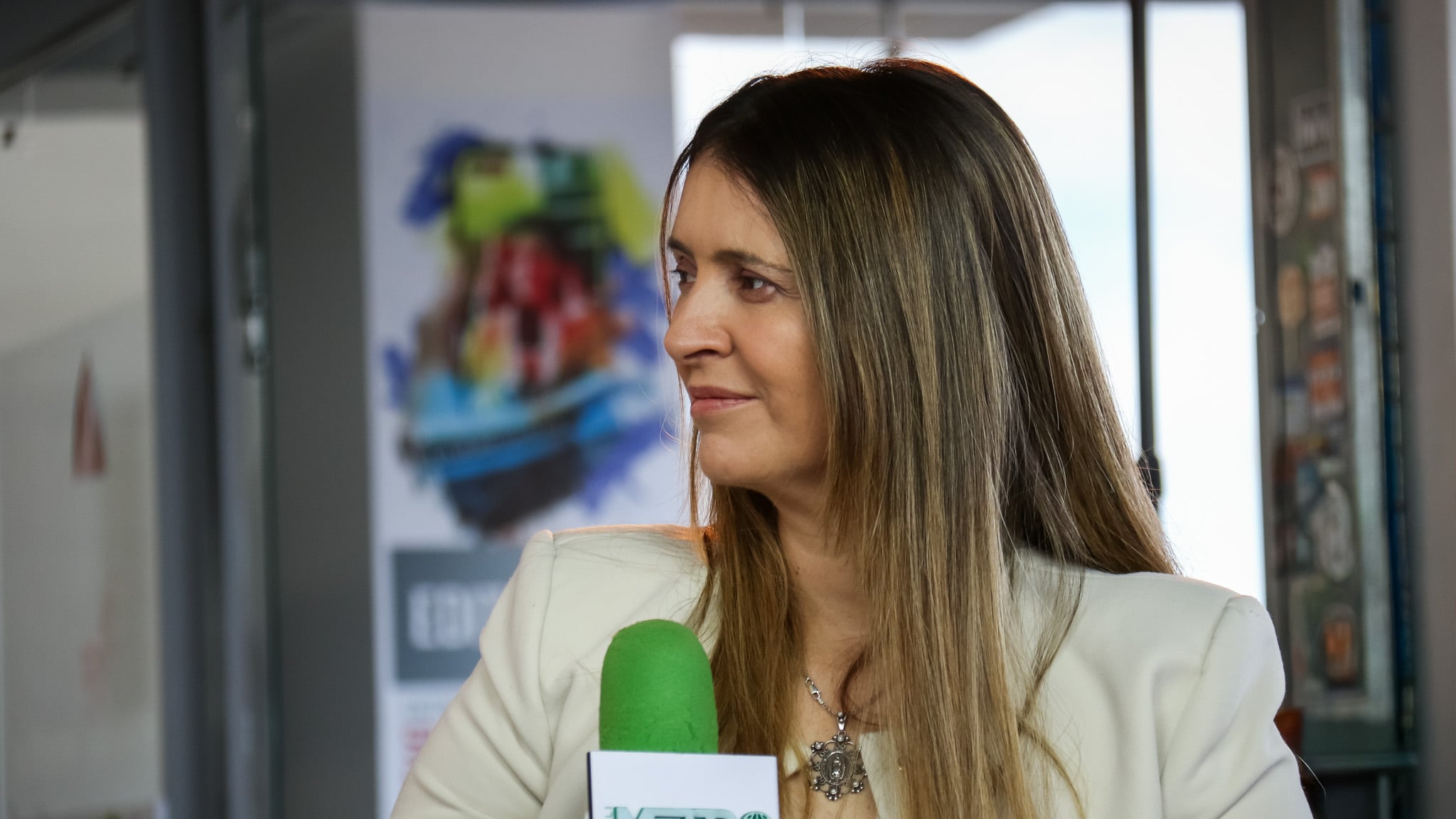 Paloma Valencia, senadora y precandidata presidencial, en entrevista con PUBLIMETRO