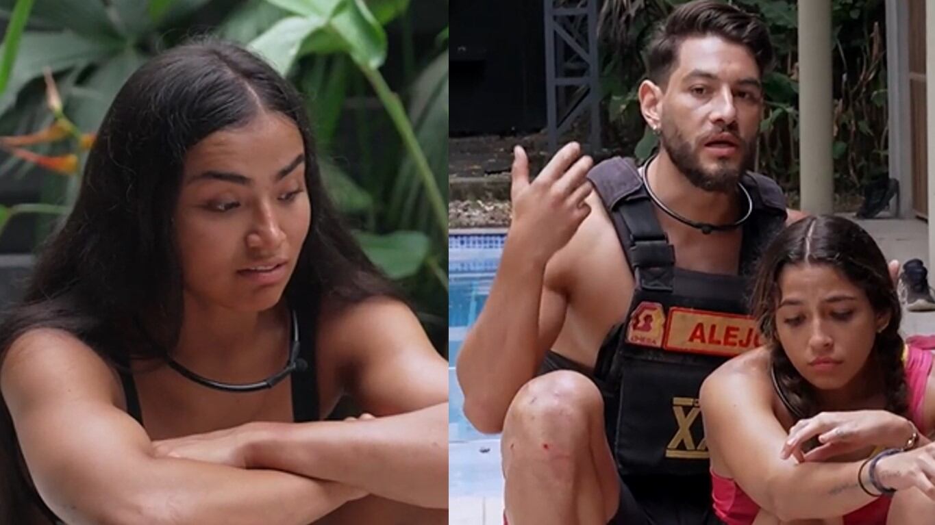 Alejo le dijo sus verdades en la cara a Natalia del 'Desafío XX' y a ella no le gustó.