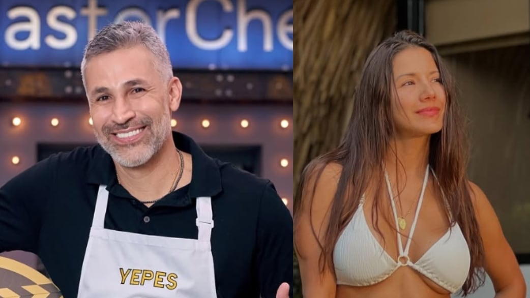 Fotos revelaron el supuesto amorío entre Yepes y Caterin Escobar en las grabaciones de ‘MasterChef’ 2025