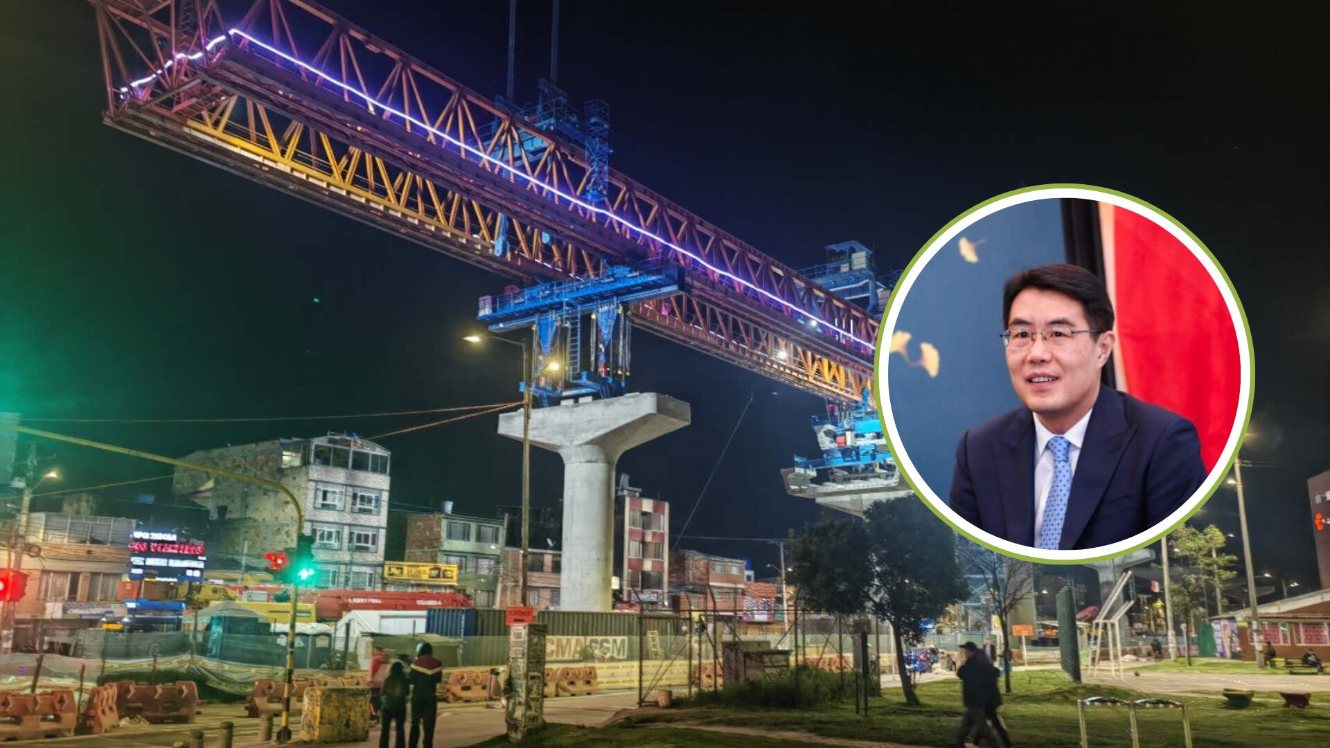 El embajador de China le cantó la tabla a un bogotano que se burló del Metro de Bogotá