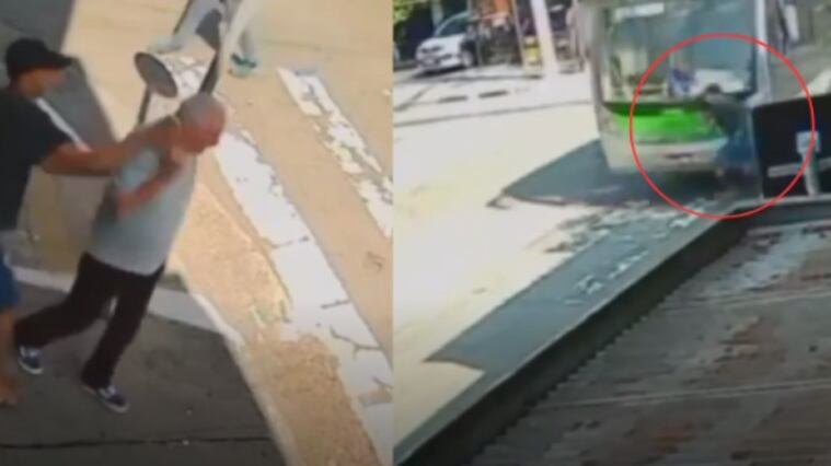 Ladrón robó un celular y después murió arrollado por un bus.