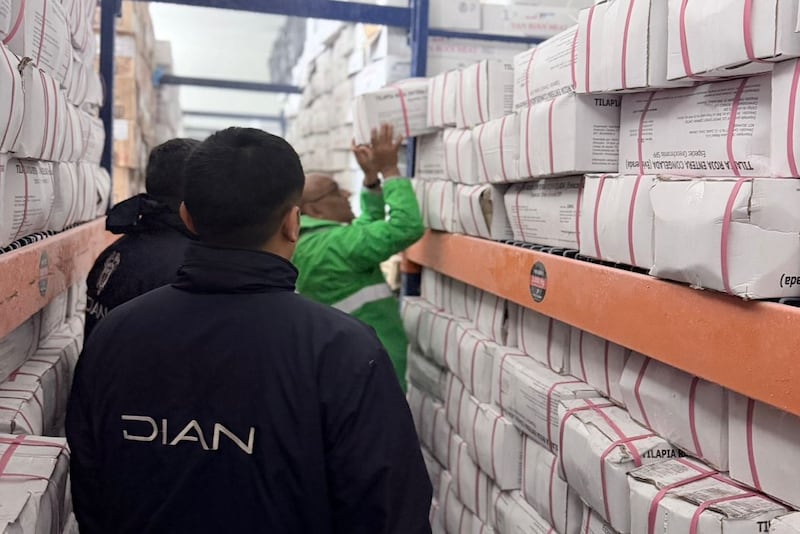 Productos incautados por la DIAN en Medellín, Cali y Riohacha